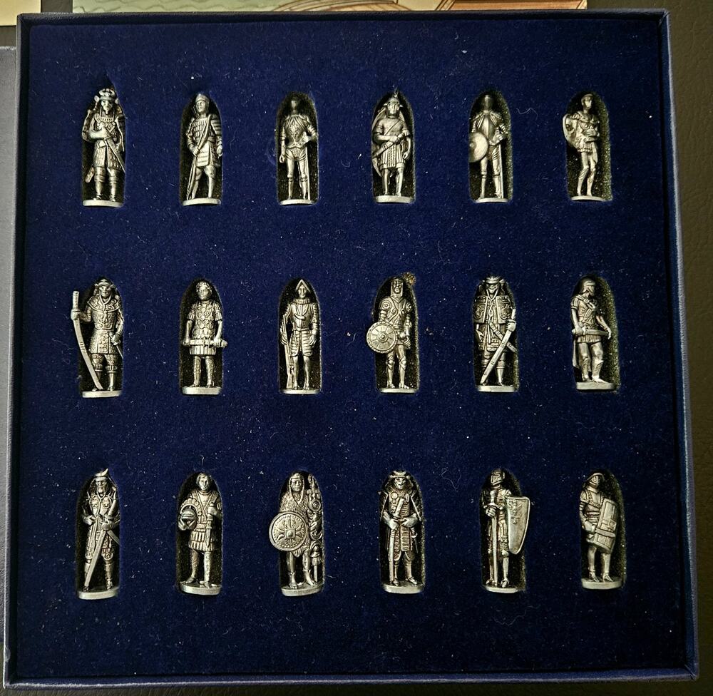 Armour Through The Ages Museum Of Fine Arts Boston Pewter Figures SetΒ Complete